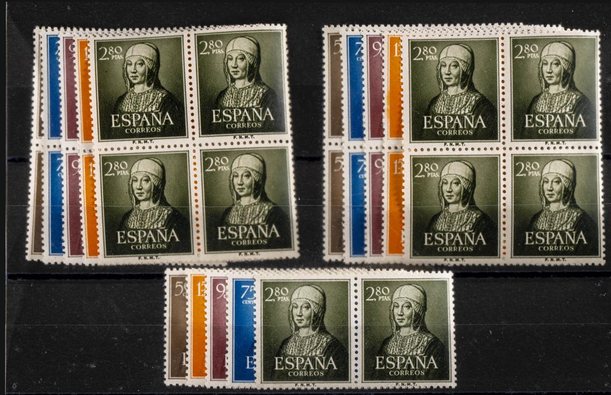 95 | Spanish Collection. Sets and stamps stock