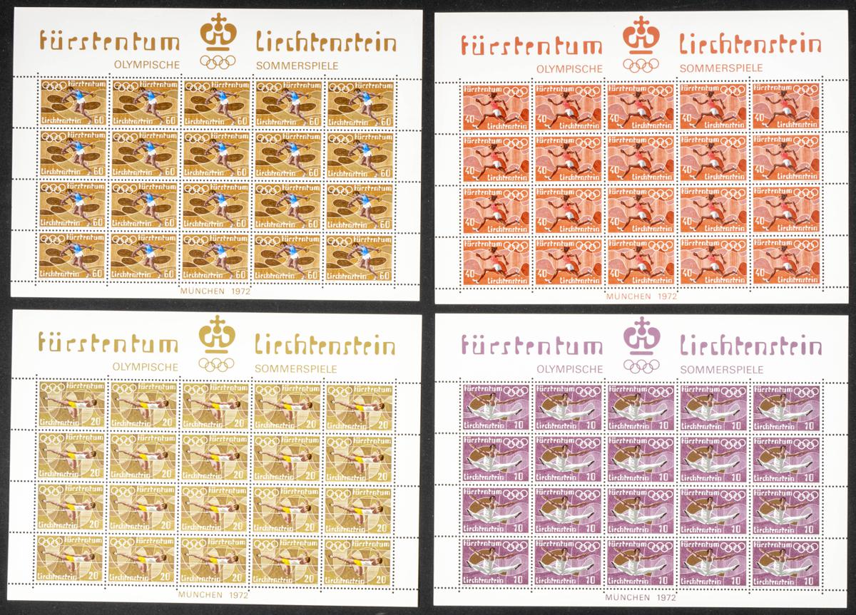 979 | Liechtenstein. Stock de Series y Sellos