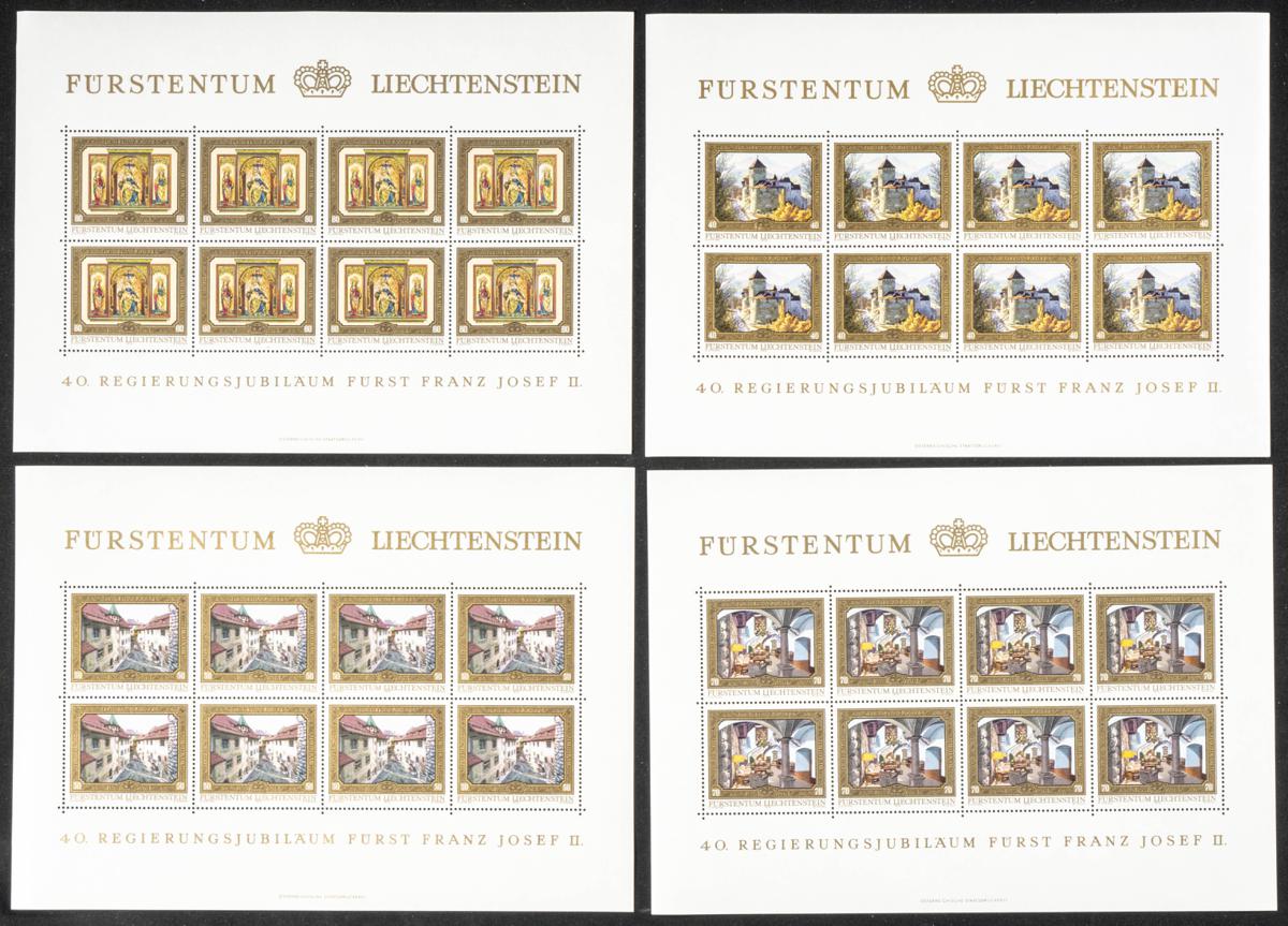 991 | Liechtenstein. Stock de Series y Sellos