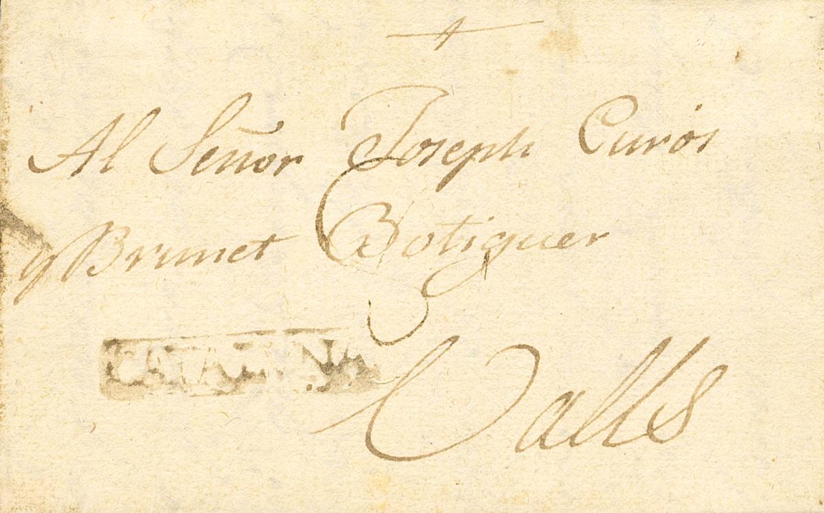 172 | Pre-philately. Catalonia