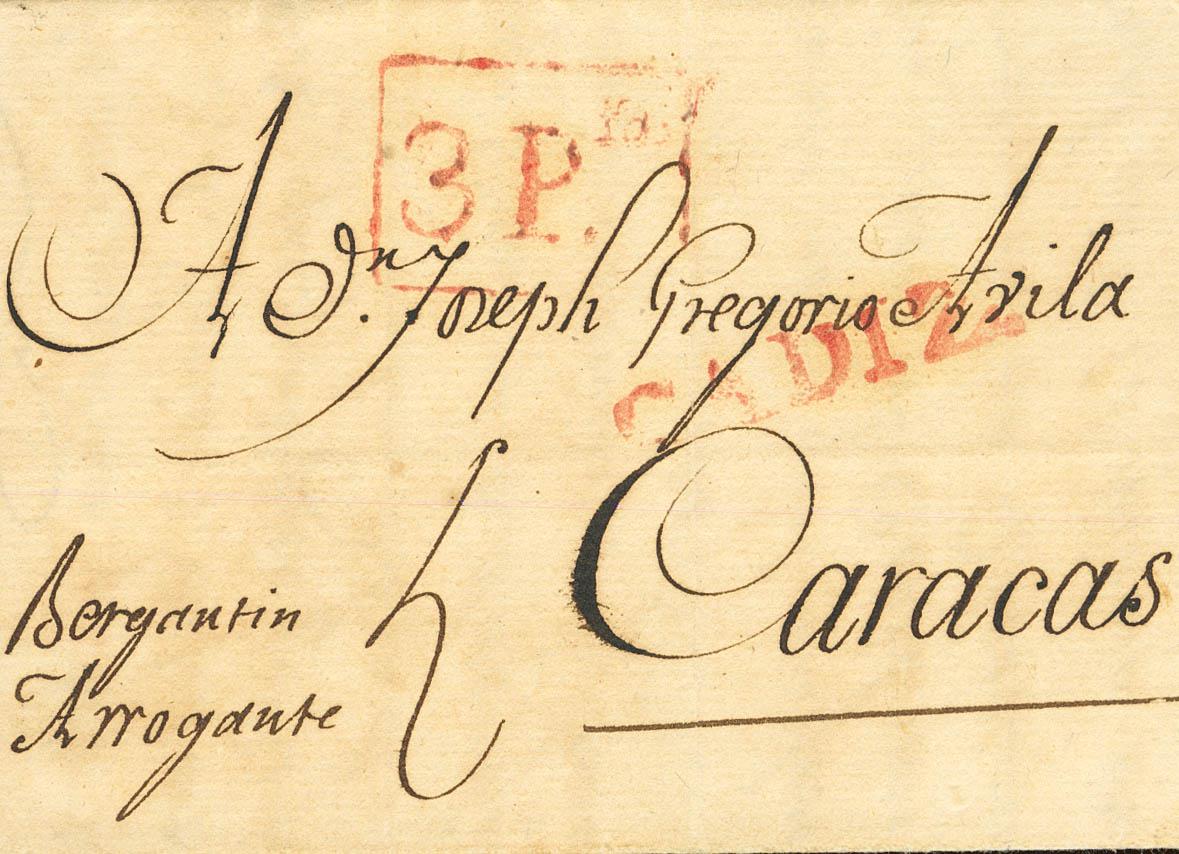 320 | Pre-philately. Transantlantic Mail