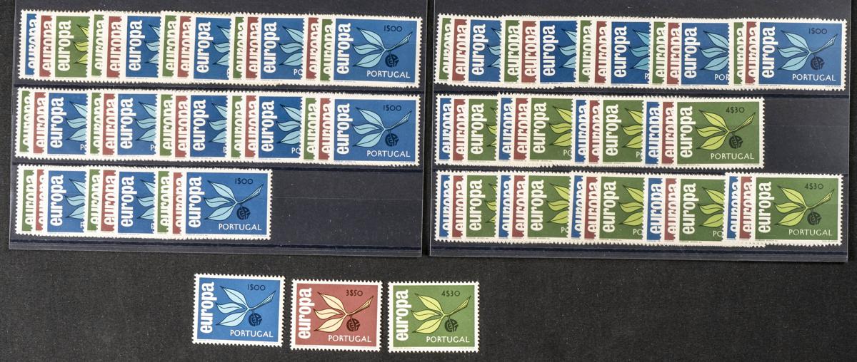 1040 | Portugal. Stock de Series y Sellos