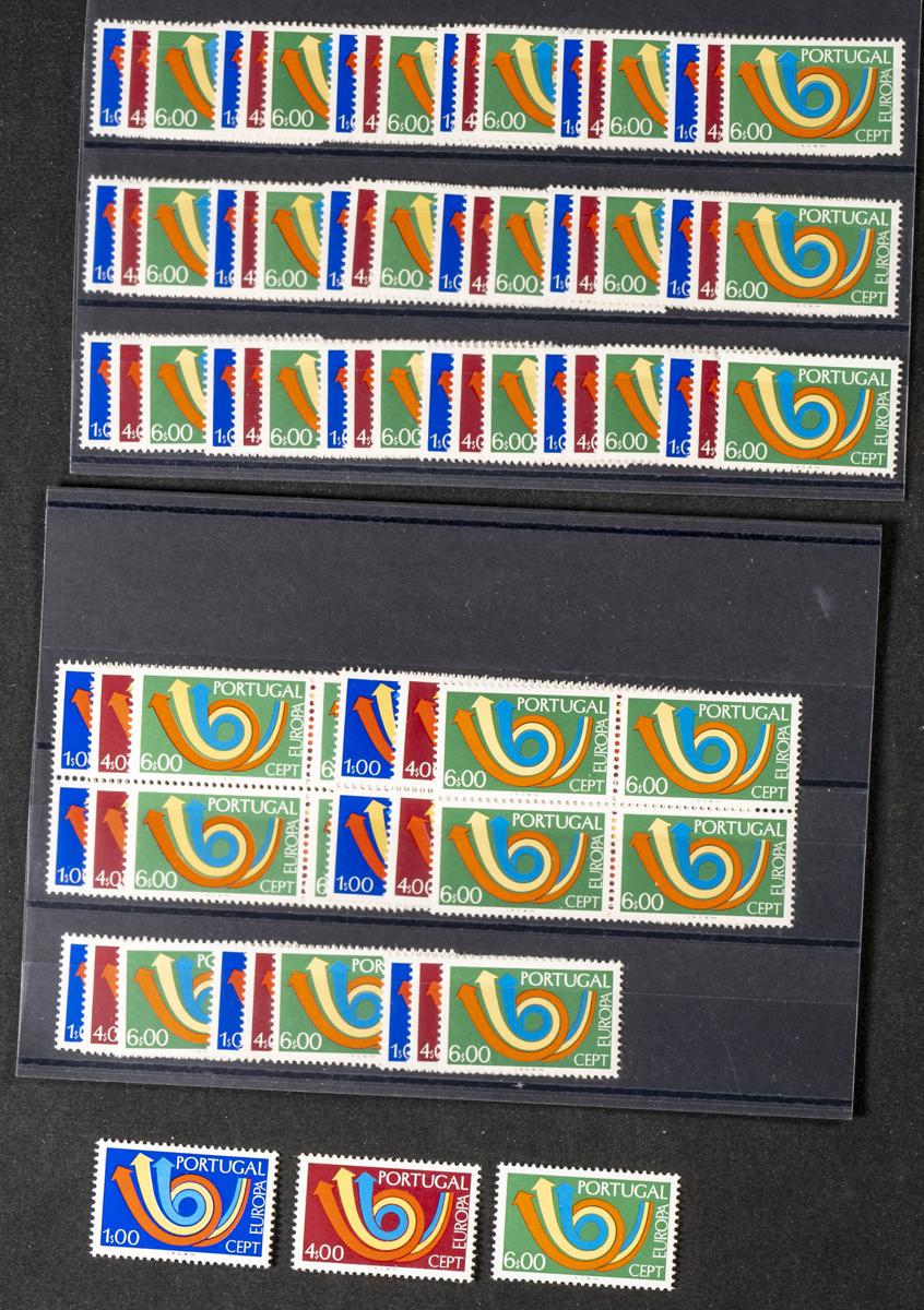 1054 | Portugal. Stock de Series y Sellos