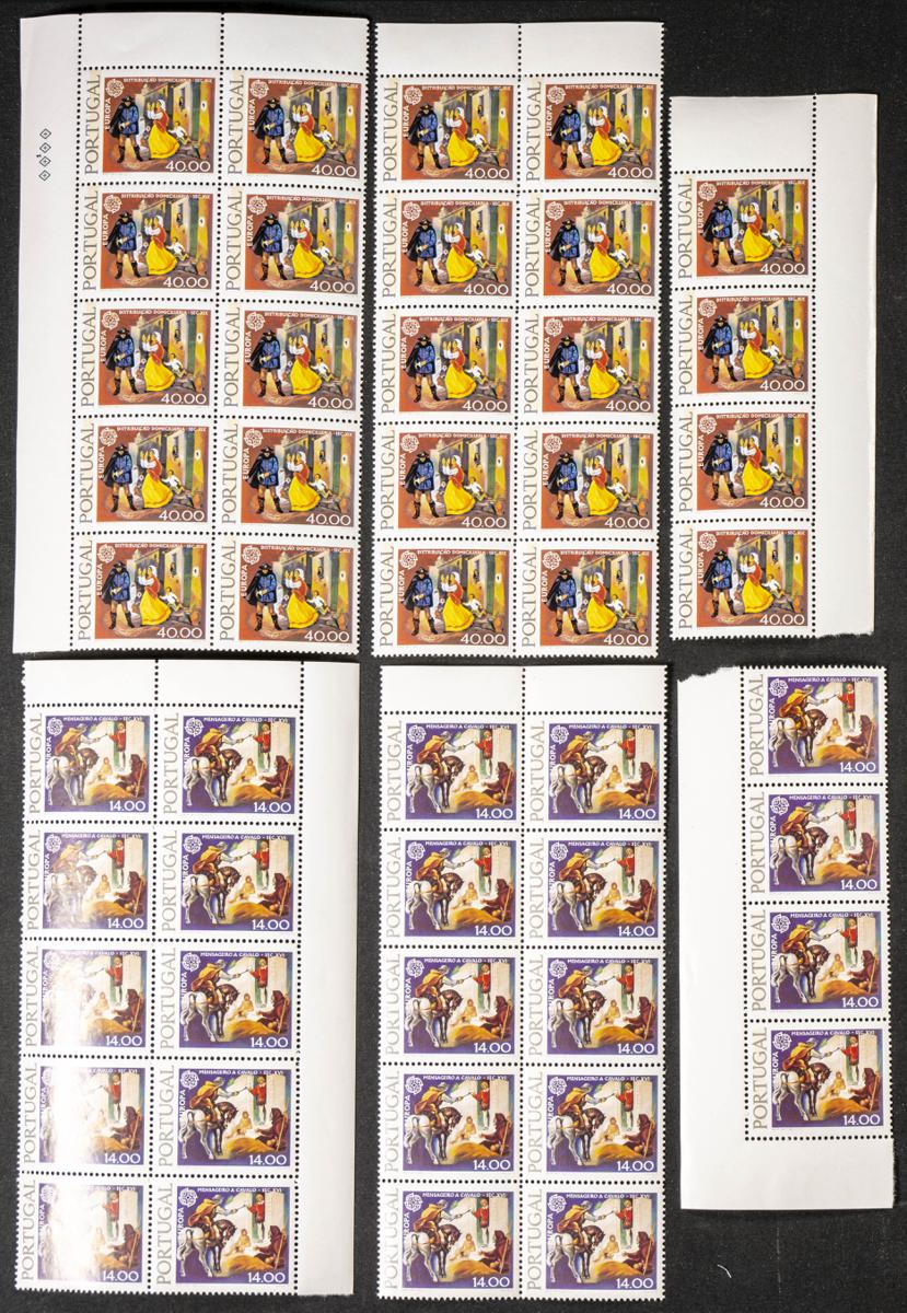 1060 | Portugal. Stock de Series y Sellos