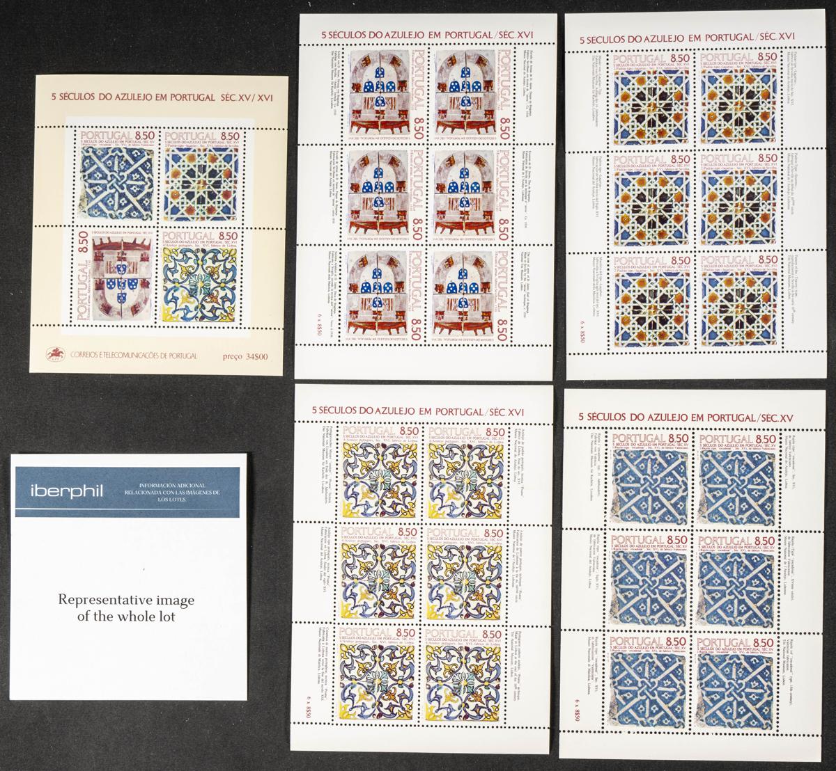 1080 | Portugal. Stock de Series y Sellos