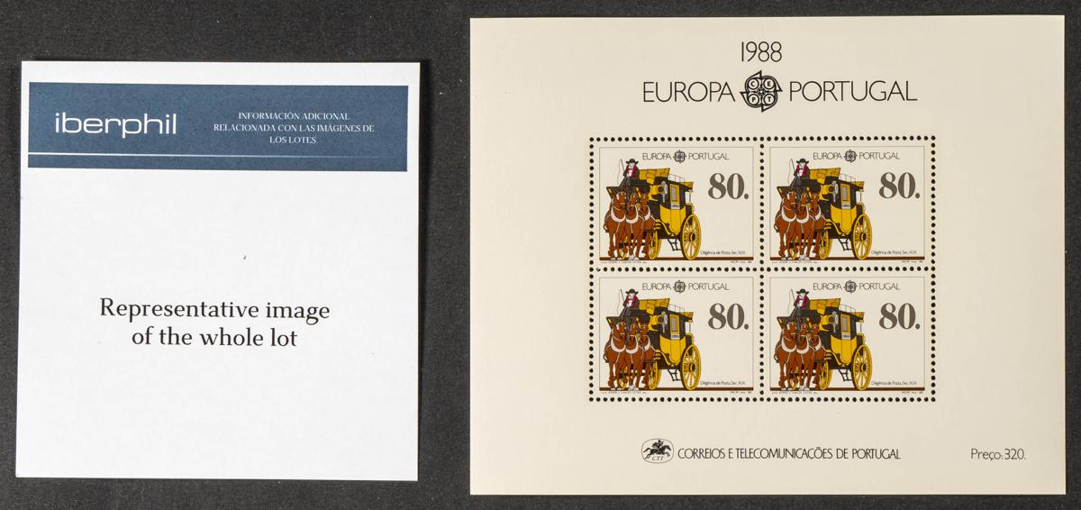 1086 | Portugal. Stock de Series y Sellos