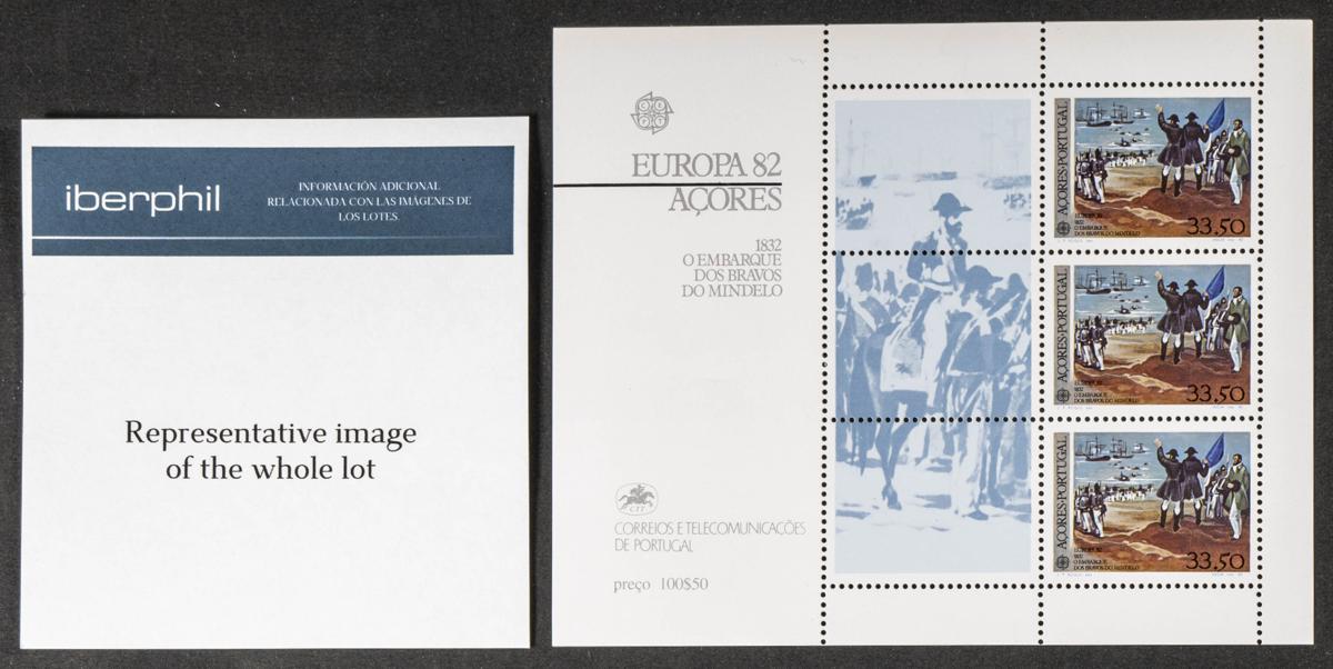 1096 | Azores. Stock de Series y Sellos