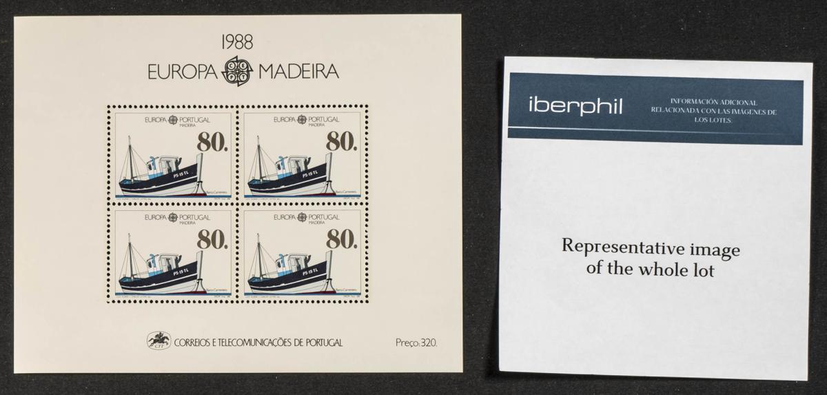 1109 | Madeira. Stock de Series y Sellos