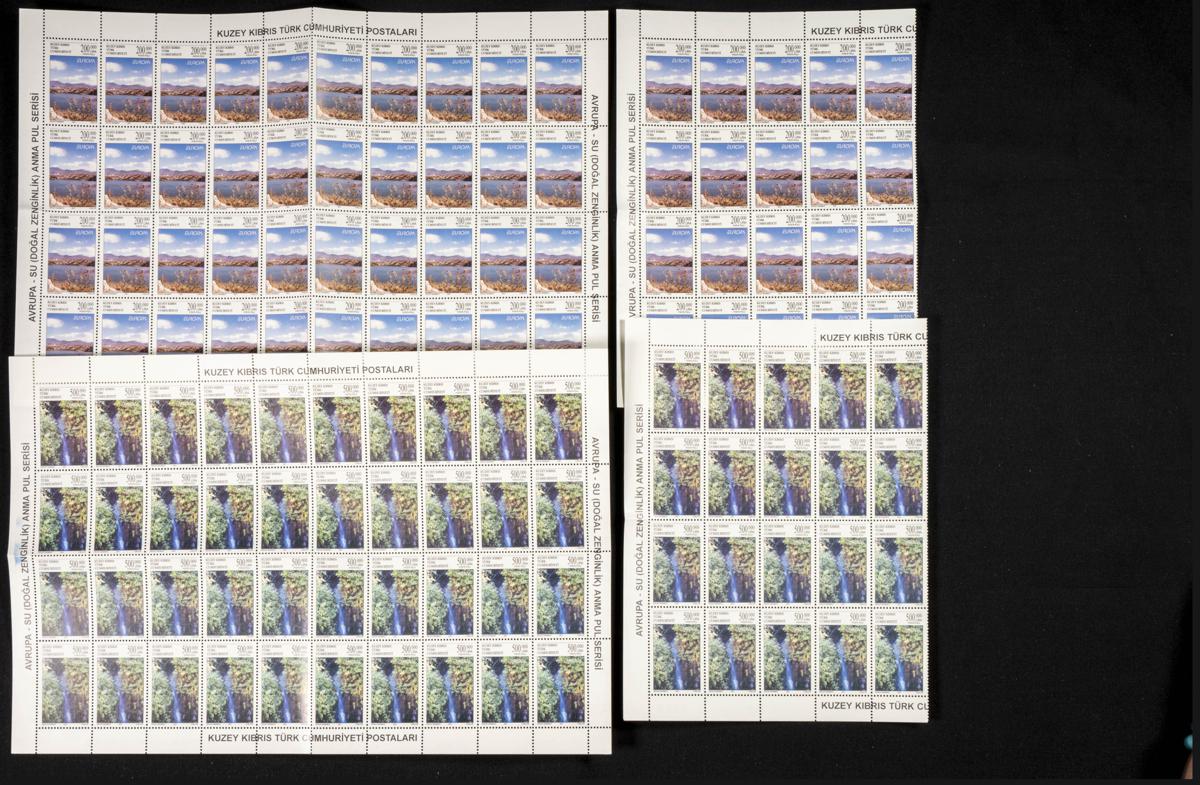 1131 | Turkish Cyprus. Sets and stamps stock