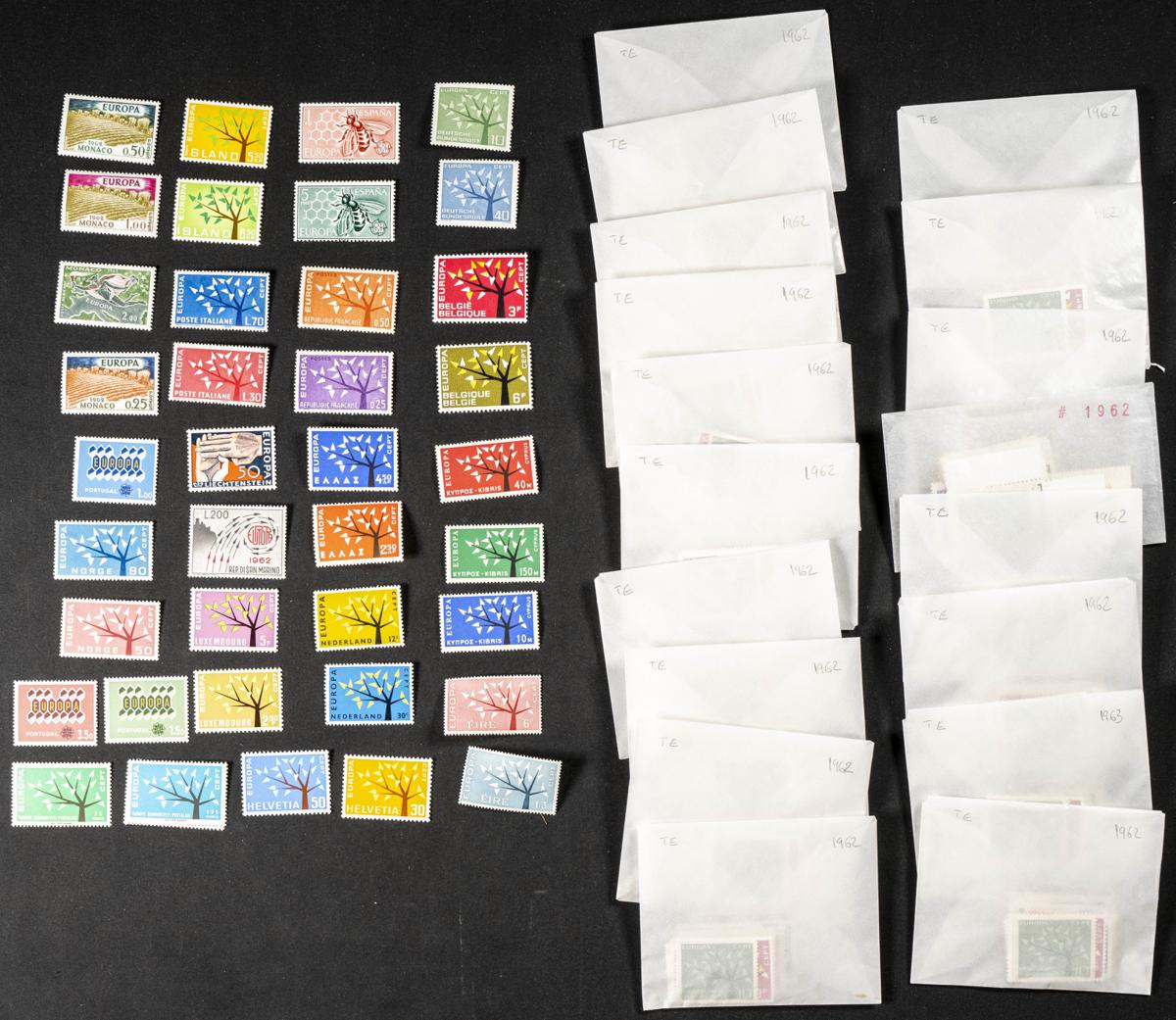 1190 | Theme Europa. Sets and stamps stock