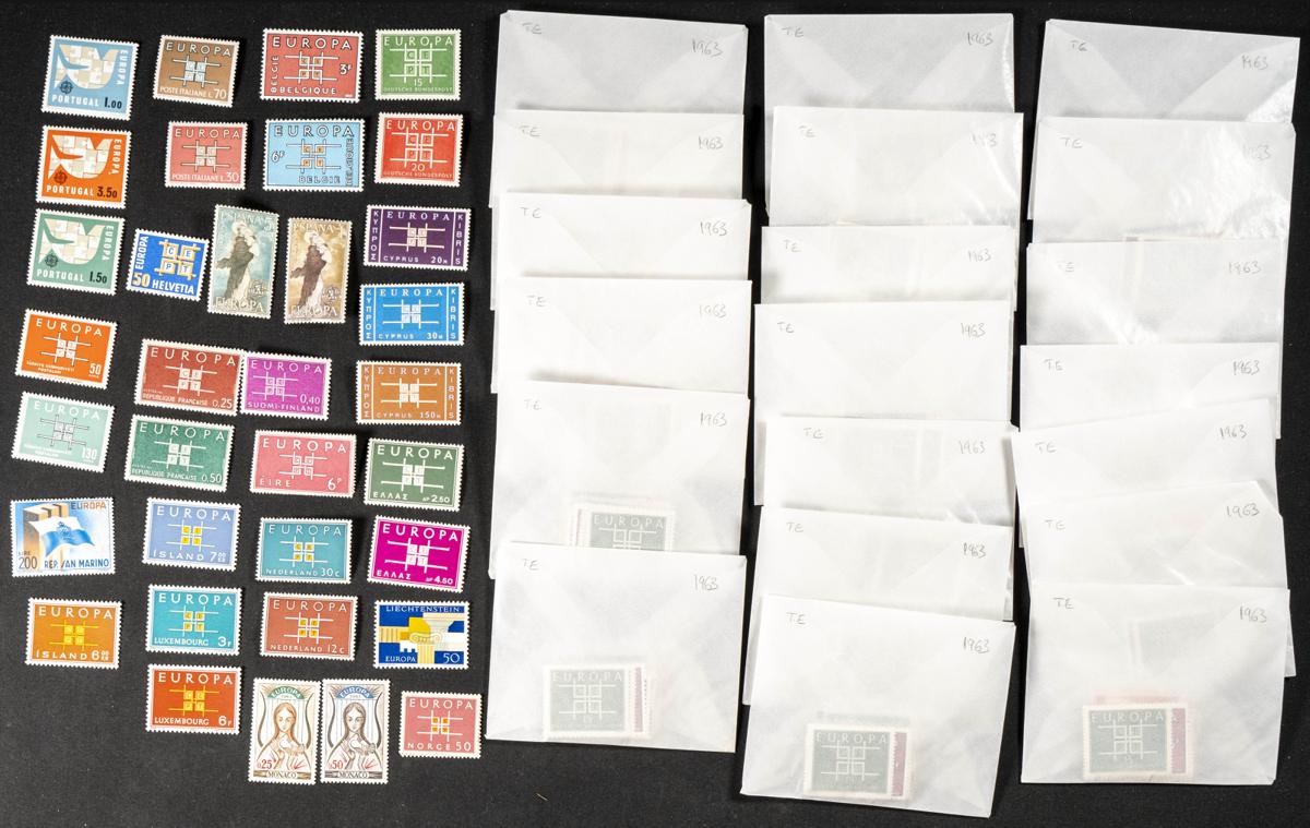 1191 | Theme Europa. Sets and stamps stock