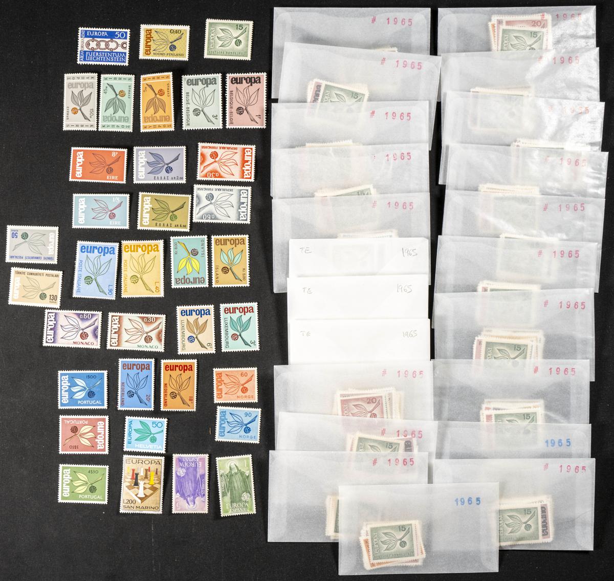 1192 | Theme Europa. Sets and stamps stock