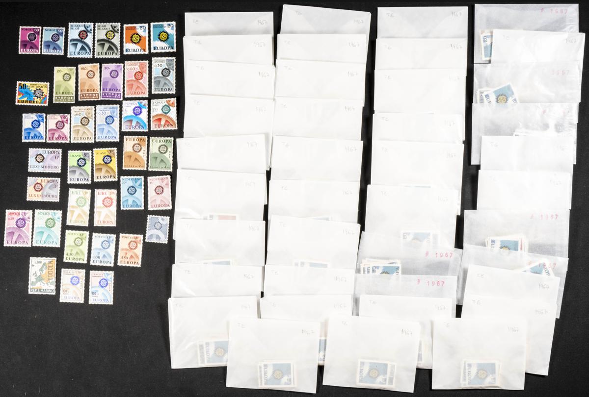 1194 | Theme Europa. Sets and stamps stock