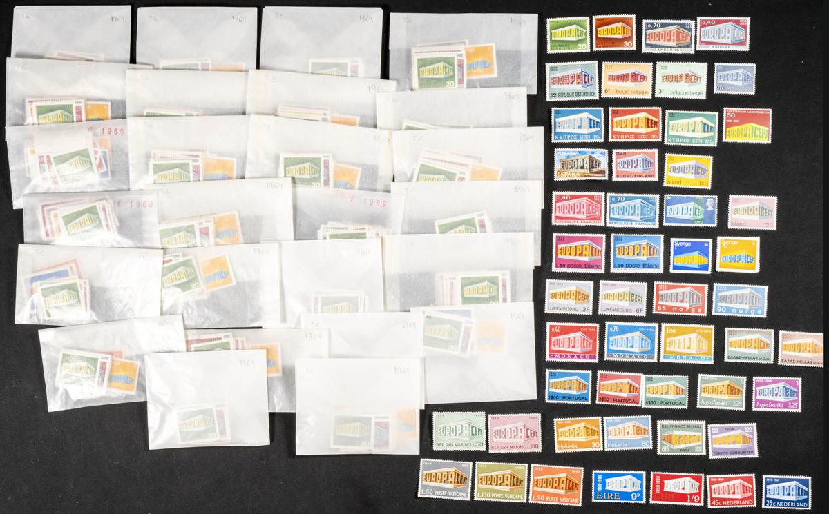 1196 | Theme Europa. Sets and stamps stock