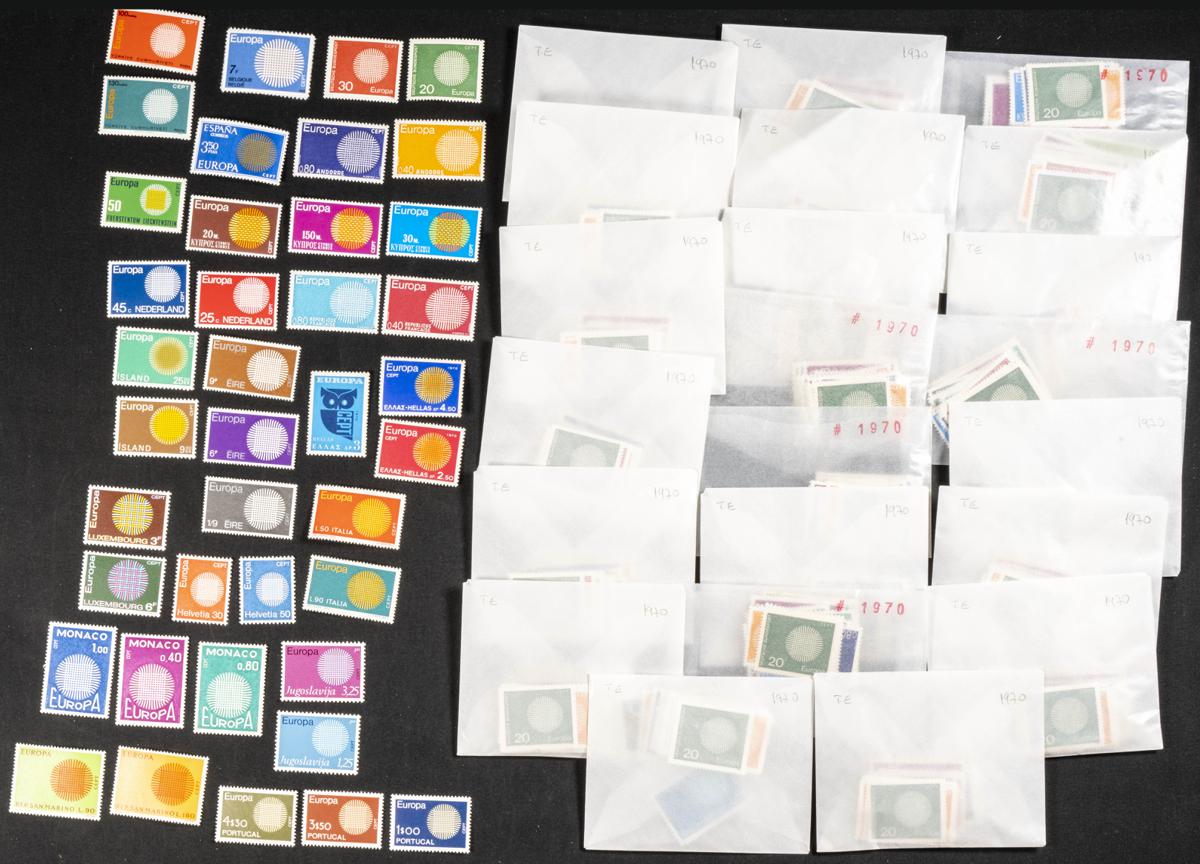 1197 | Theme Europa. Sets and stamps stock