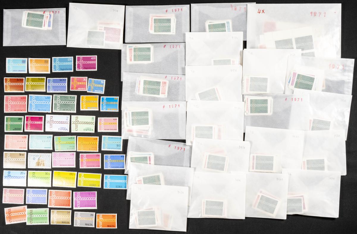 1198 | Theme Europa. Sets and stamps stock