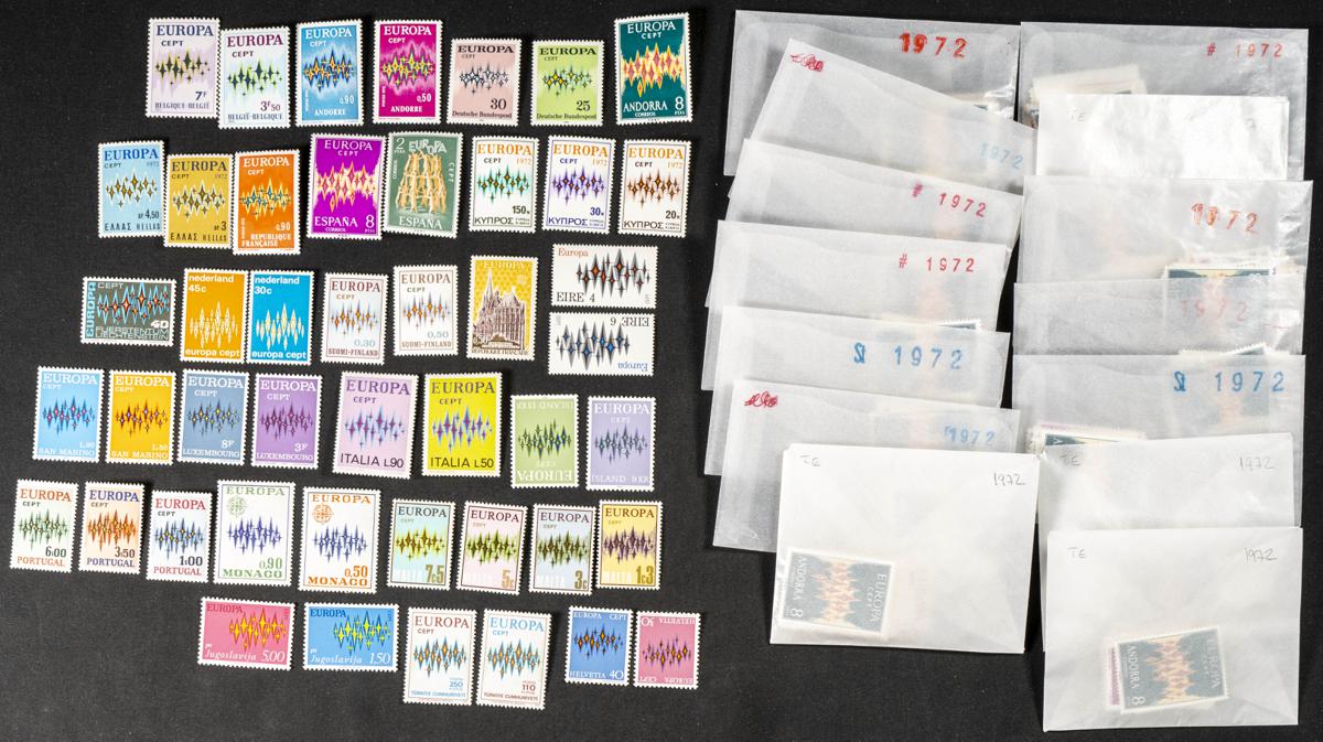 1199 | Theme Europa. Sets and stamps stock