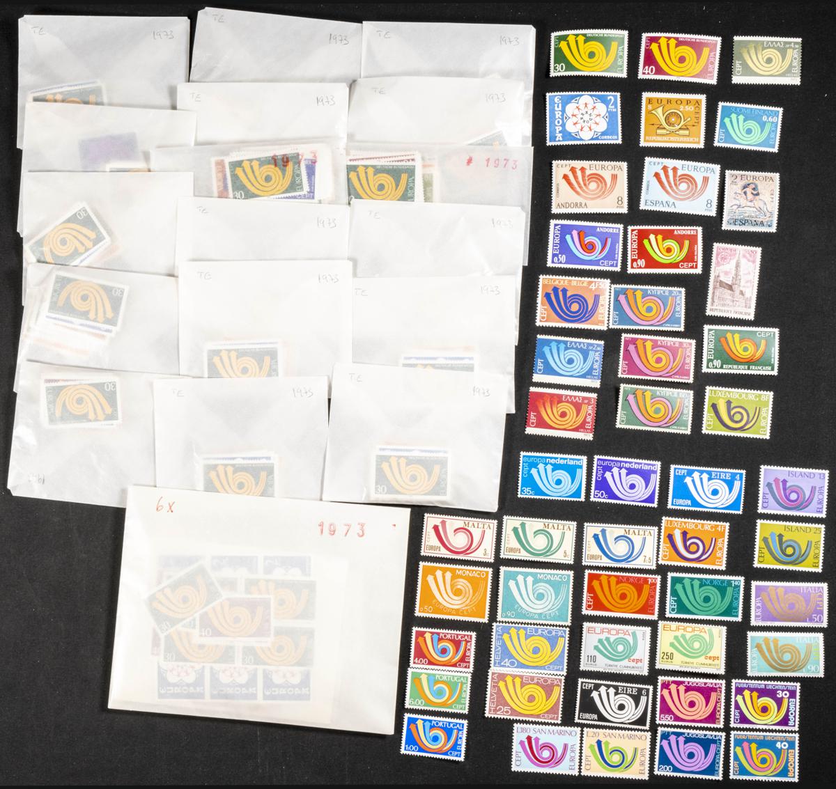 1200 | Theme Europa. Sets and stamps stock