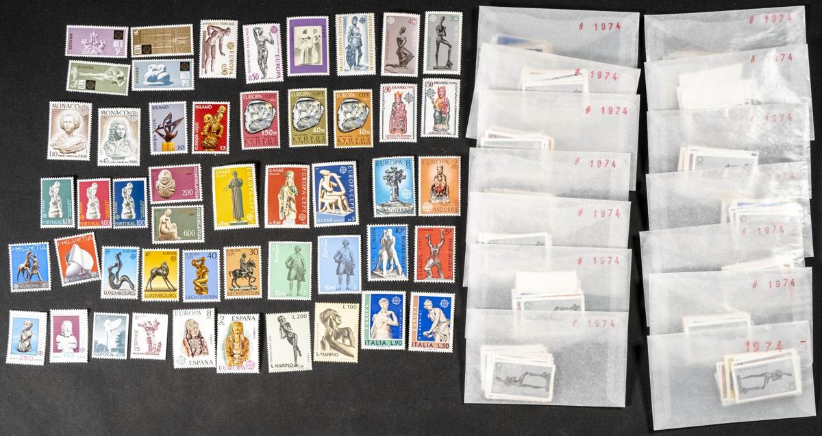 1201 | Theme Europa. Sets and stamps stock