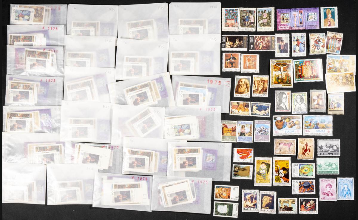 1202 | Theme Europa. Sets and stamps stock