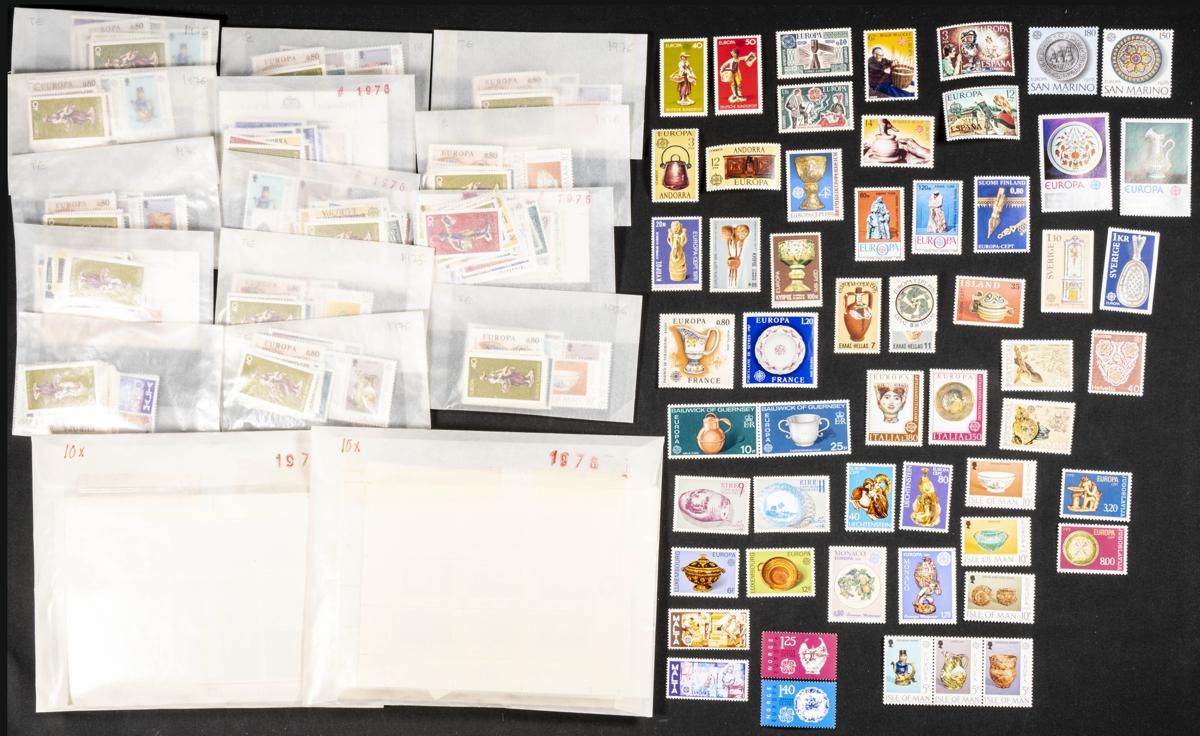 1203 | Theme Europa. Sets and stamps stock