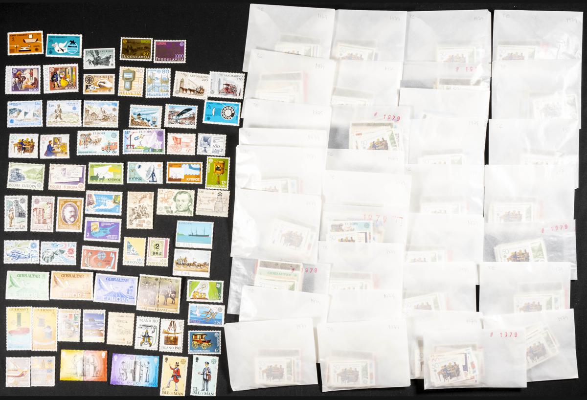 1206 | Theme Europa. Sets and stamps stock