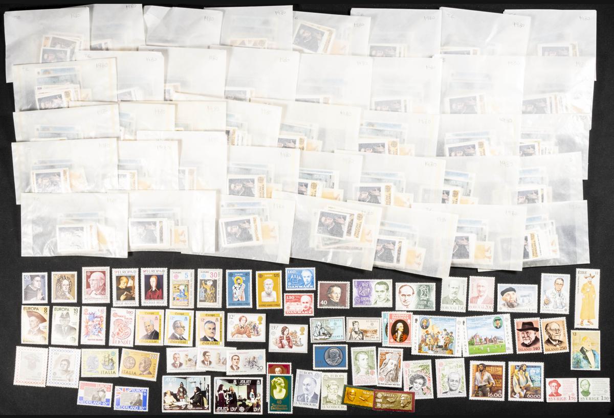 1207 | Theme Europa. Sets and stamps stock