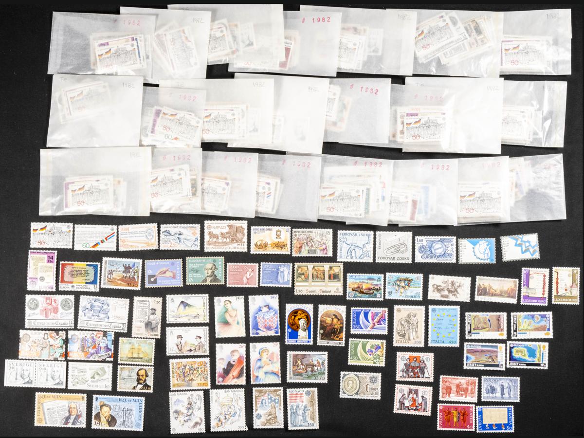 1209 | Theme Europa. Sets and stamps stock