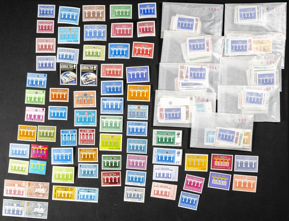 1211 | Theme Europa. Sets and stamps stock