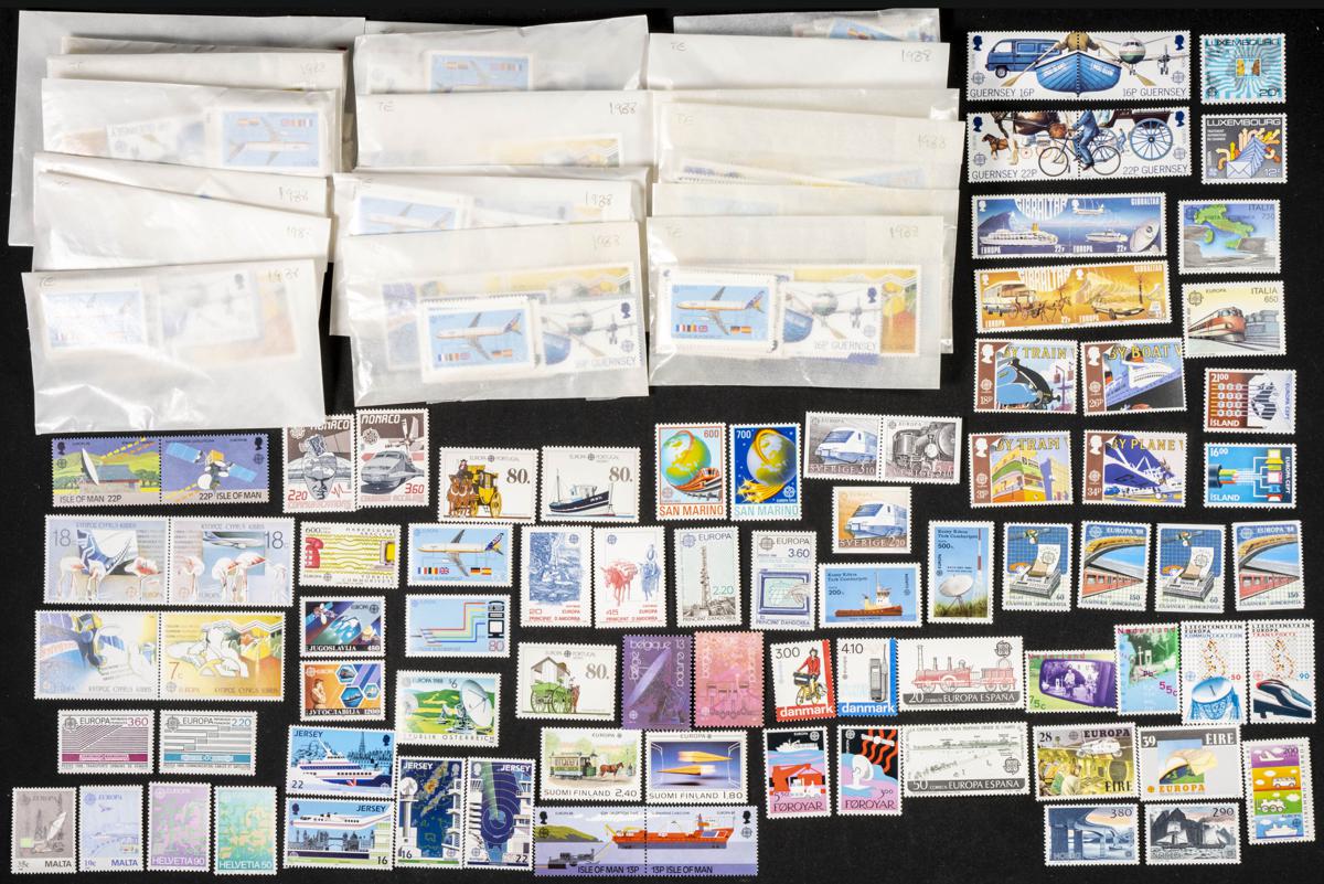 1215 | Theme Europa. Sets and stamps stock