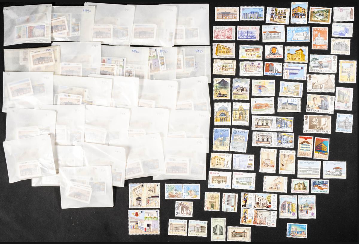 1217 | Theme Europa. Sets and stamps stock