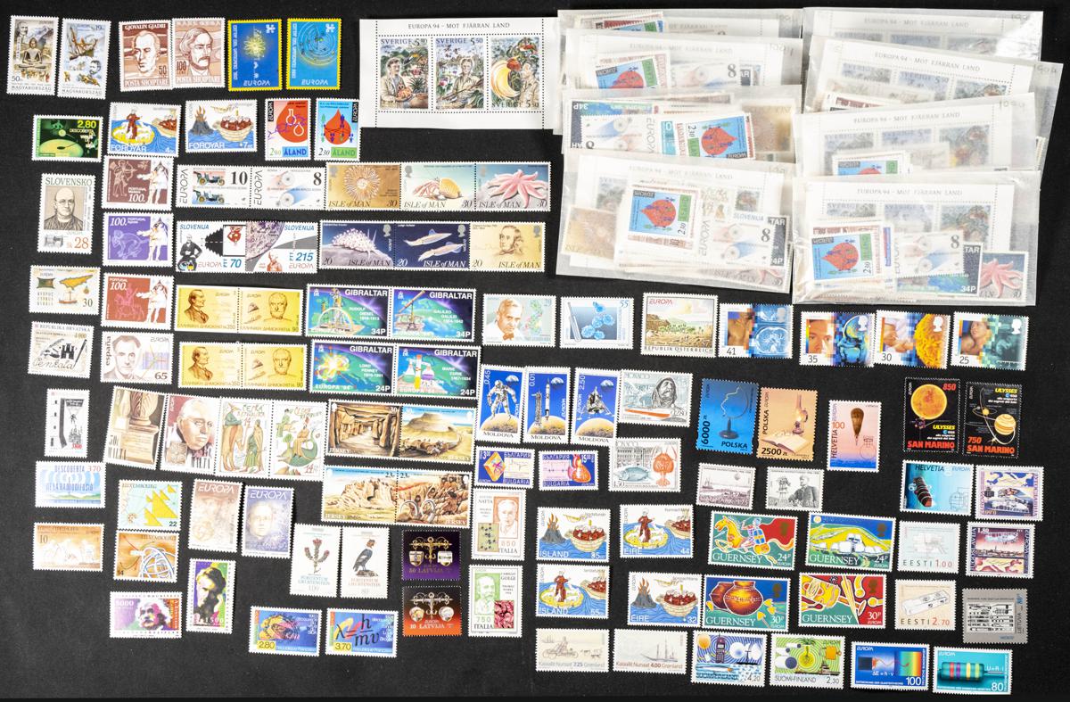 1220 | Theme Europa. Sets and stamps stock