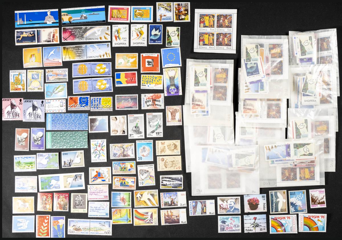 1221 | Theme Europa. Sets and stamps stock