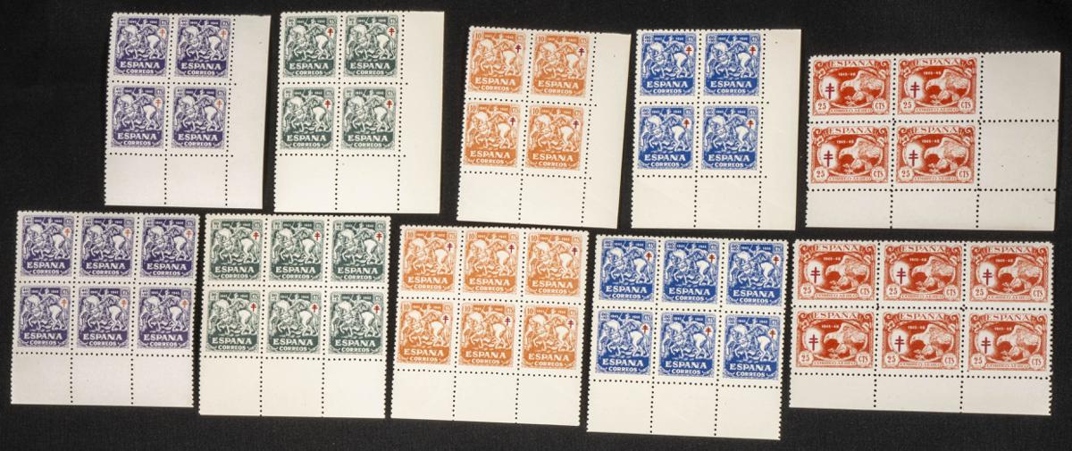 138 | Lotes y Colecciones.España. Stock de Series y Sellos