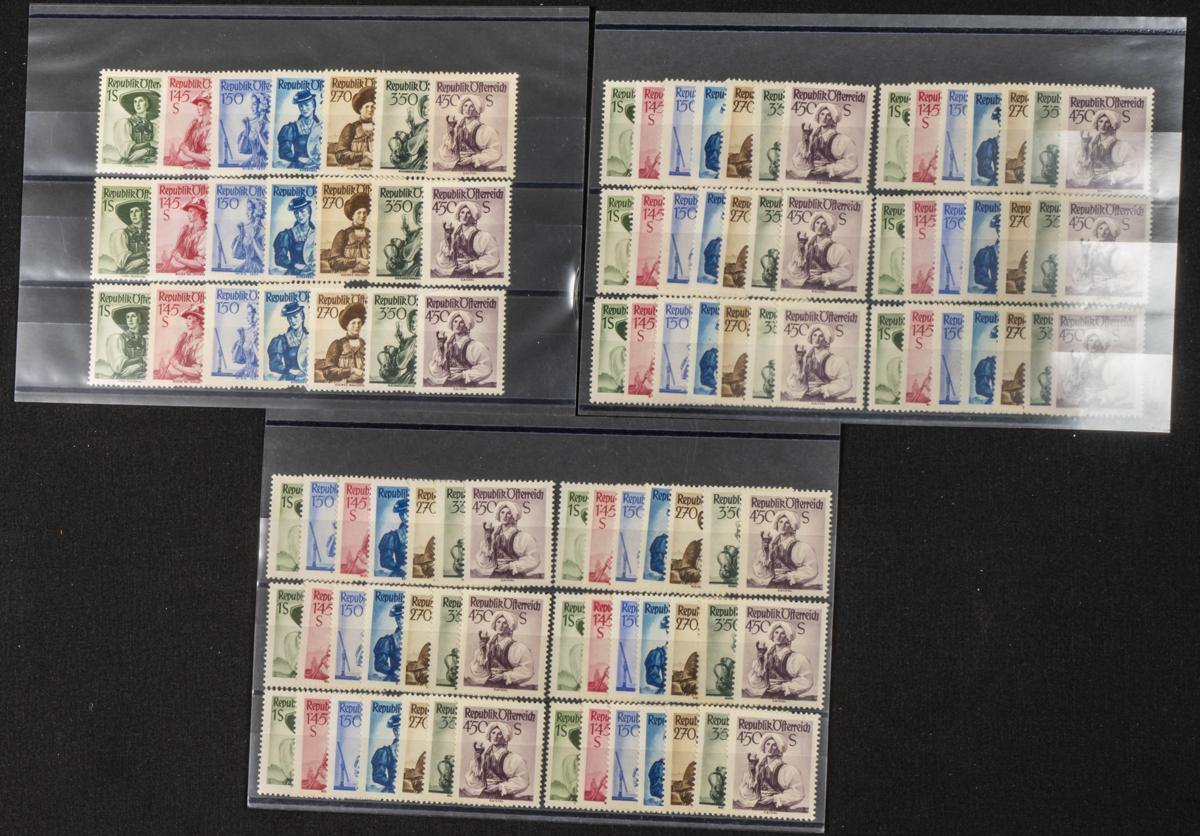 543 | Austria. Sets and stamps stock