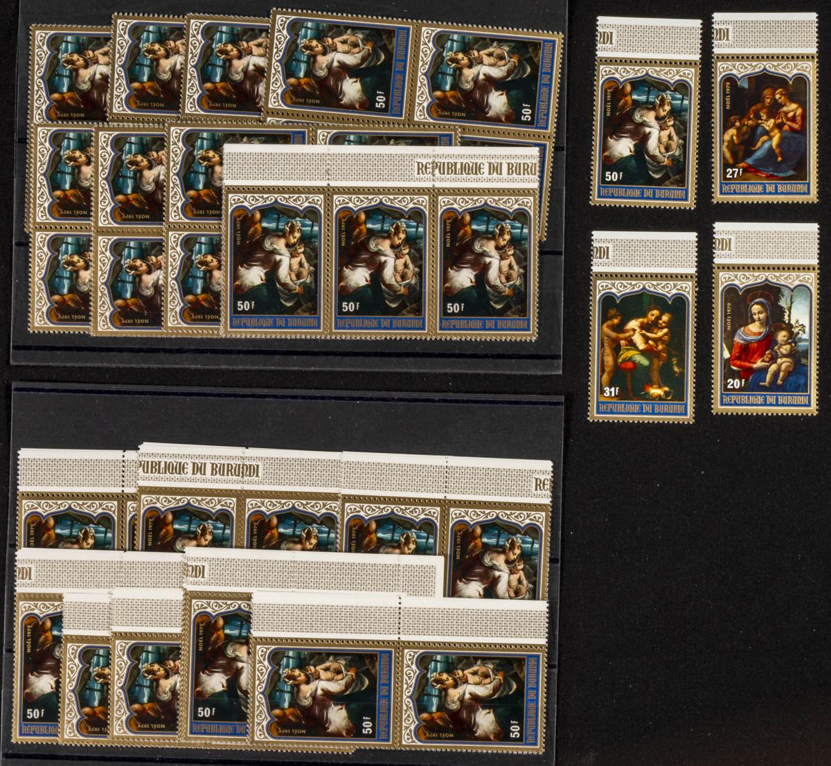 552 | Burundi. Sets and stamps stock