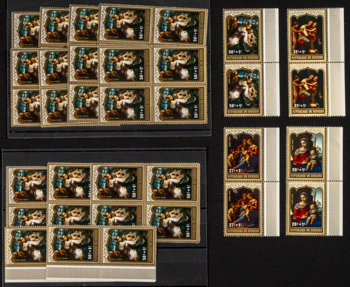 553 | Burundi. Sets and stamps stock