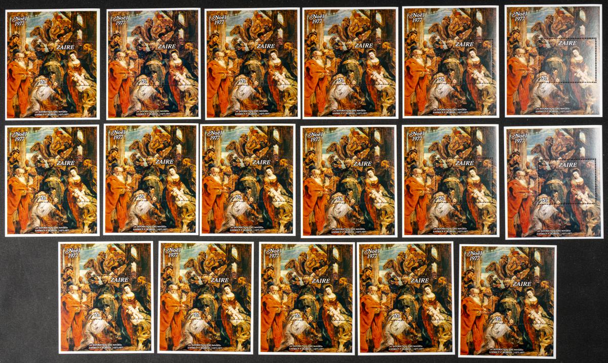 558 | Zaire. Sets and stamps stock