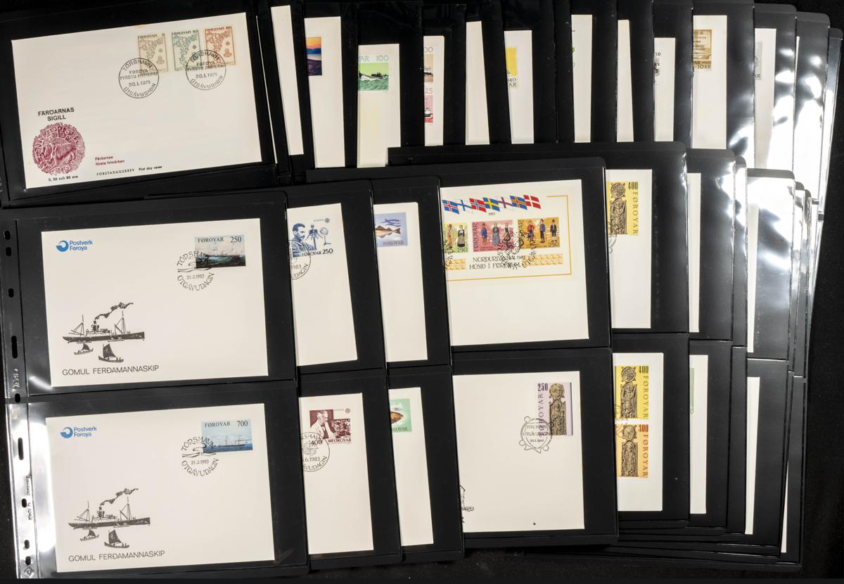 572 | Denmark Faroe. Lots and Collections