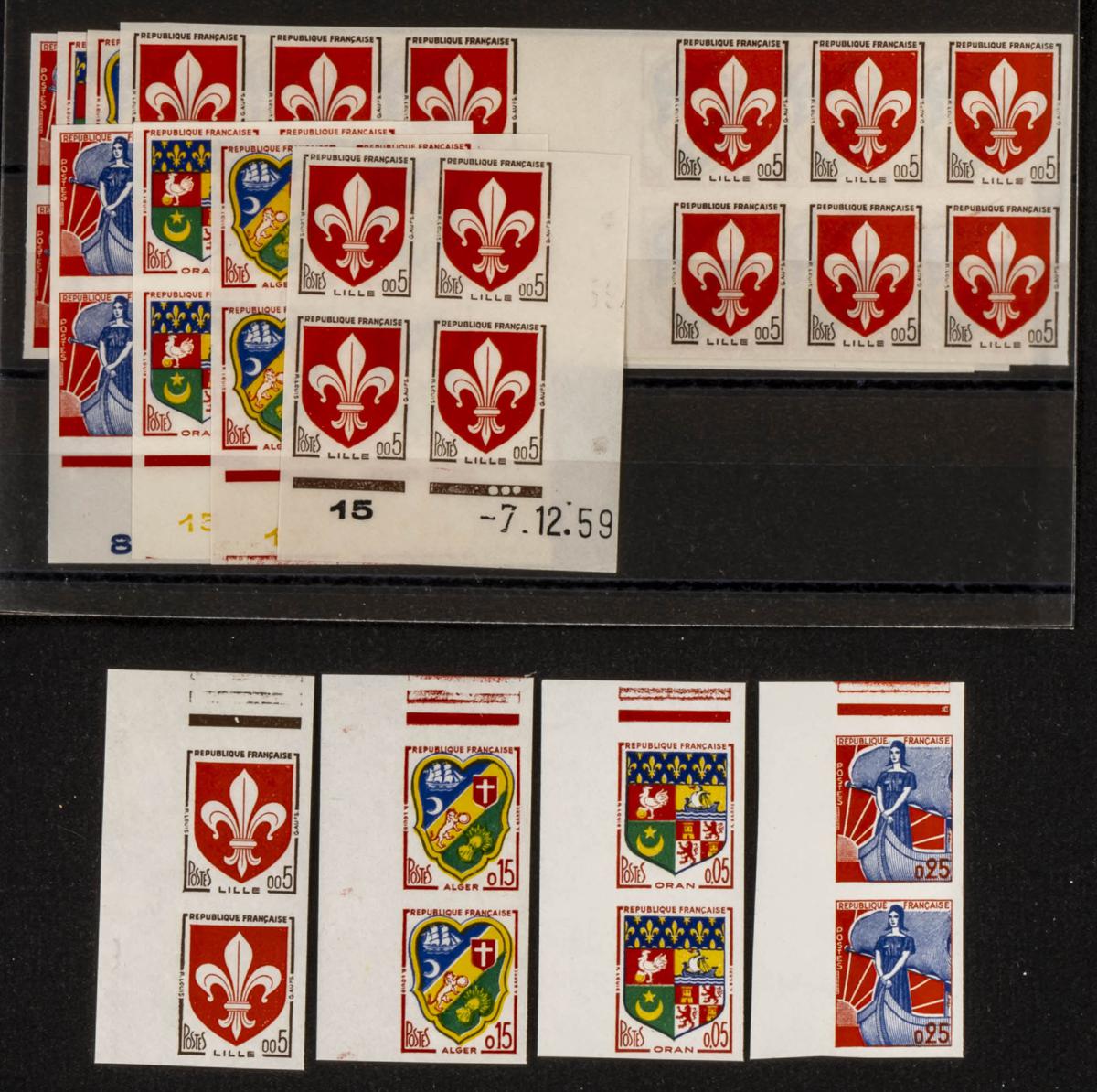 615 | France. Sets and stamps stock