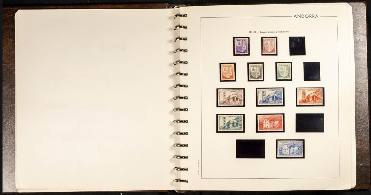 625 | French Andorra. Lots and Collections