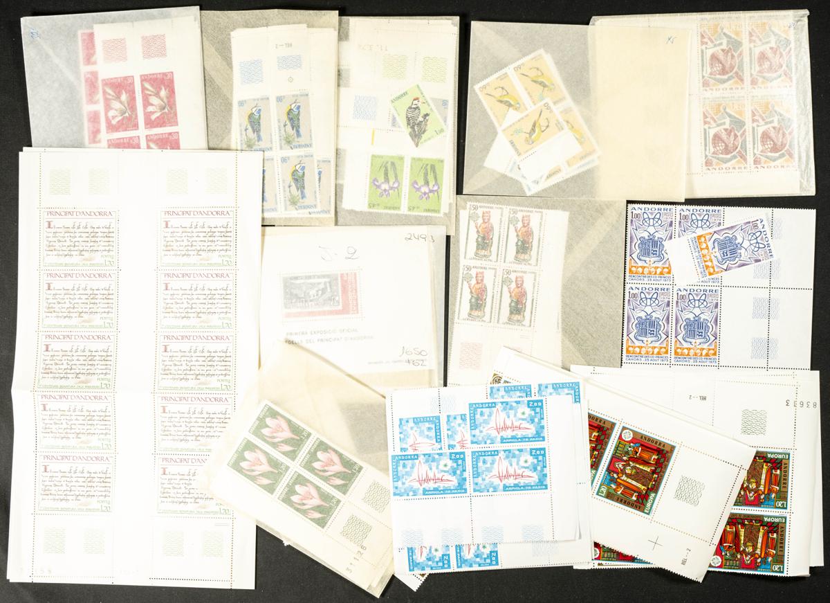 626 | French Andorra. Lots and Collections