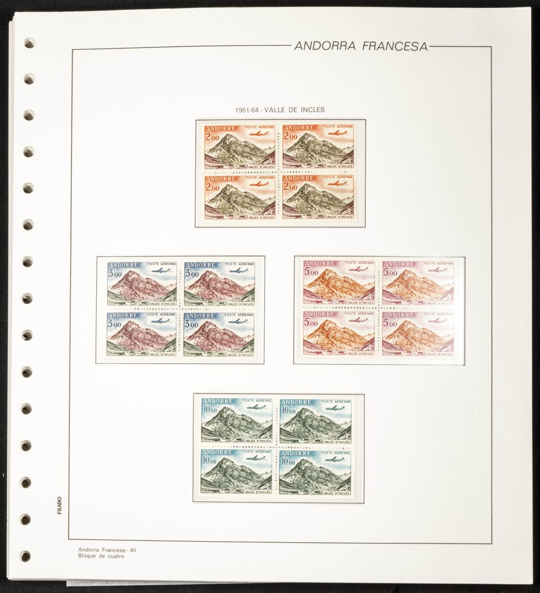 627 | French Andorra. Lots and Collections