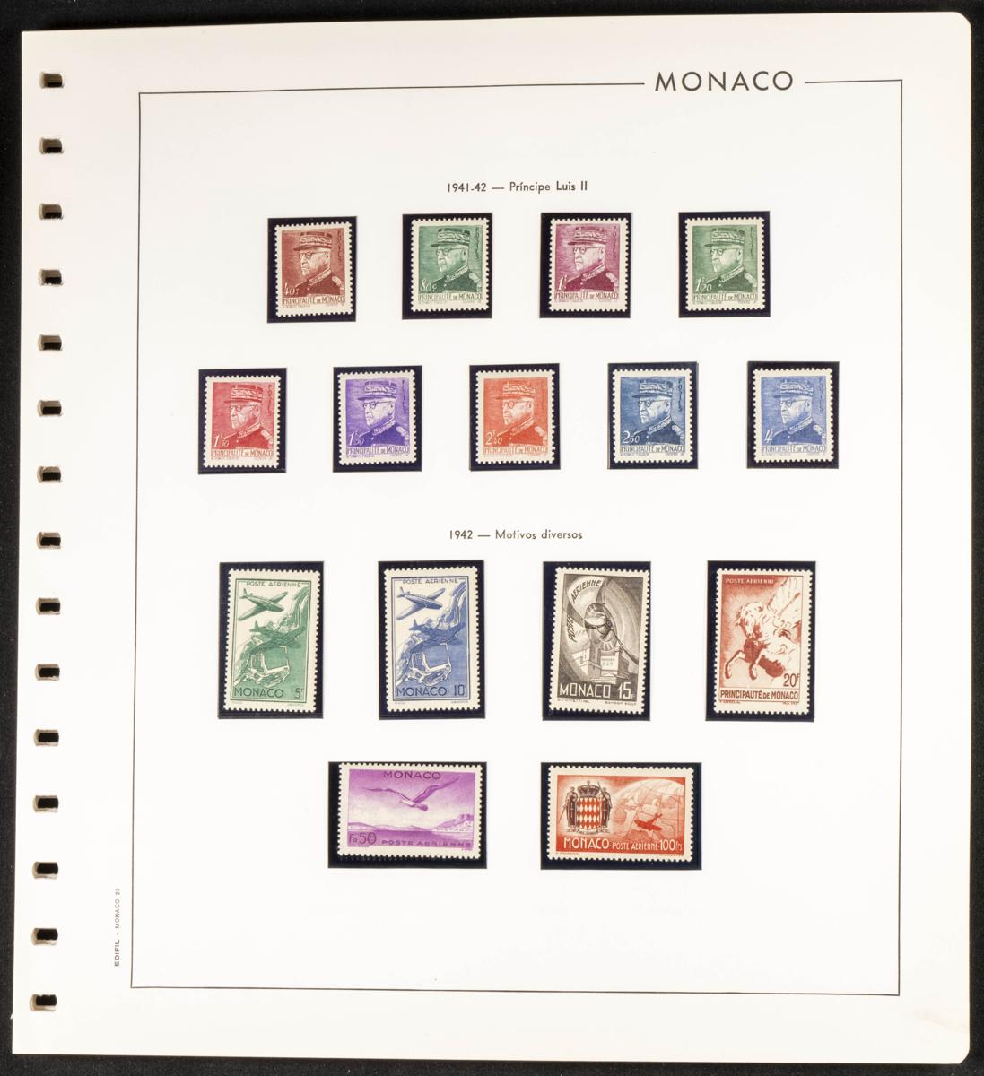 633 | Monaco. Lots and Collections