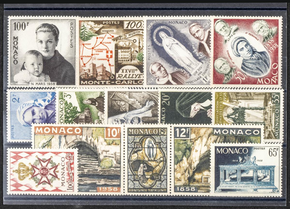 636 | Monaco. Sets and stamps stock