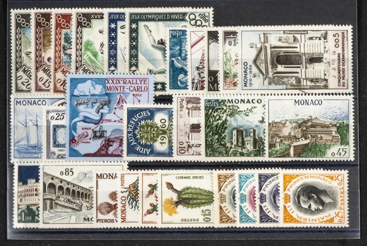 638 | Monaco. Sets and stamps stock