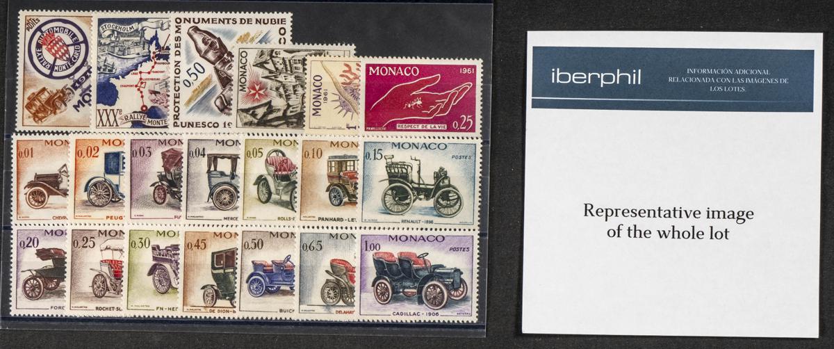 640 | Monaco. Sets and stamps stock