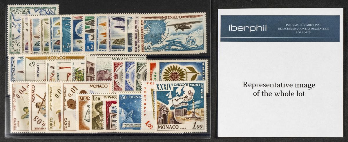 643 | Monaco. Sets and stamps stock