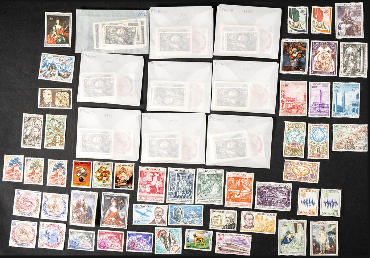 651 | Monaco. Sets and stamps stock