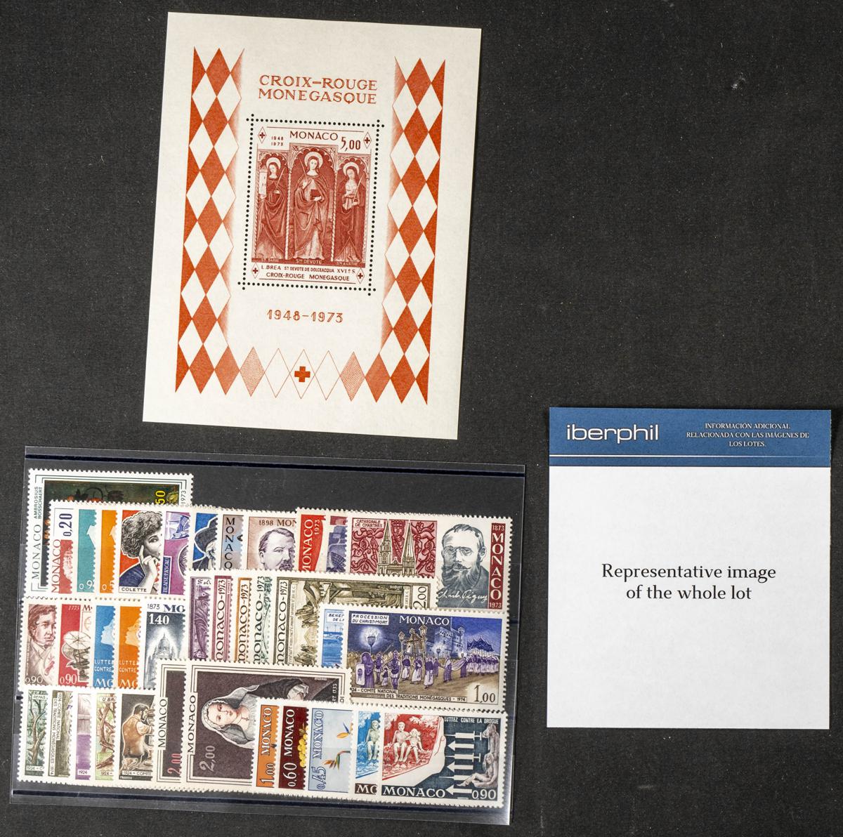 652 | Monaco. Sets and stamps stock